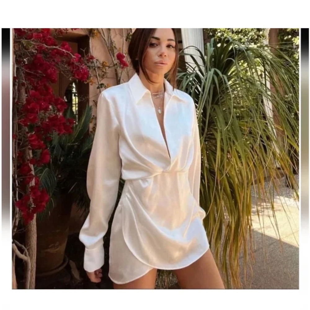 Zara White Mini Dress